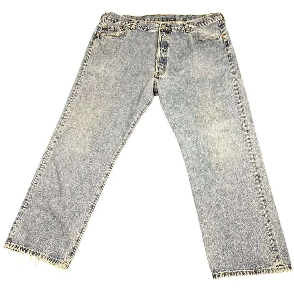 Levi Strauss Jeans Co. 501 Original Button Up Fly 34X30 Straight Leg